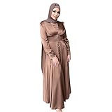 VESNIBA Muslim islamische Kleidung Damen Bronzing Türkei Nationalrobe Blumen Saudi Ethnisches Kleid Cape Naher Osten Kleidung
