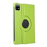 Geeignet for Xiaomi Pad 6 Pad 6Pro 11 Zoll Fall rotierenden Folio Flip Stand PU Leder Tablet Abdeckung (Color : Green, Size : for Xiaomi Pad 6)