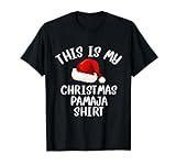 This Is My Christmas Pajama Shirt Funny Xmas Men Women Kid T-S