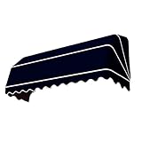 Einziehbare Markise für Fenster und Türen, UV-Schutz, Sonnenschutz für Geschäfte und Gärten, anpassbare schwarze Schattenabdeckung (130 x 60 cm), perfekt für Balkone und Außenb