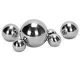 Dekokugel Schwimmkugeln Silber - Teichkugeln für Teich Miniteich 6er Set aus Edelstahl für die Gartendek