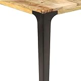 Finlon Esstisch aus Massivholz – 180 x 90 cm, 76 cm H?he – eleganter Holztisch für Heimdekoration und Esszimmer(180 x 90 x 76 cm)