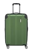 travelite 4-Rad Koffer M mit TSA Schloss + Dehnfalte, Gepäck Serie CITY: Robuster Hartschalen Trolley mit kratzfester Oberfläche, 68 cm, 78 Liter (erweiterbar auf 86 L)