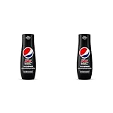 SodaStream Sirup Pepsi Zero Zucker – 1x Flasche ergibt 9 Liter Fertiggetränk, Sekundenschnell zubereitet und immer frisch, Cola free 440 ml, 2er Pack