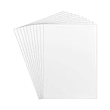 ZephyrHome 10 Stück Mylarfolie A4 - Transparente Kunststoff-Schablonenblätter für DIY Handwerk - Schneiden von Schablonen - 0,3 mm-30,5 x 21,7 cm, Siebdruck, Airbrush, Window Color, Bastelschab