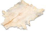 NaDeco Ziegenfell in Natur, ca. 90-110cm Dekofell Ziegenleder Goatskin Leather, Felltepp