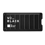 WD_BLACK P40 Game Drive SSD 2 TB externe SSD (WD_BLACK Dashboard, 2.000 MB/s Lesen/Schreiben, SuperSpeed USB 3.2 Gen2x2, 5 Jahre Garantie) Schwarz - auch kompatibel mit PC, Xbox und PS5