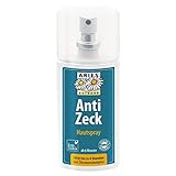 ARIES Anti Zeck Hautspray - Zeckenschutz Spray für Menschen, Hunde und Katzen - 100