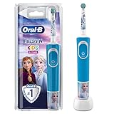 Oral-B Kids Frozen Elektrische Zahnbürste für Kinder ab 3 Jahren, 2 Putzmodi, extra weiche Borsten, 4 Sticker, b