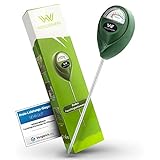 Wendowerk® Boden Feuchtigkeitsmesser für Pflanzen - [Grün/Schwarz] - Ohne Batterien - Verbessertes Feuchtigkeitsmessgerät Pflanzen [2024] – Premium B