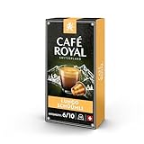Café Royal Lungo Schüümli 100 Kapseln für Nespresso Kaffee Maschine - 6/10 Intensität - UTZ-zertifiziert Kaffeekapseln aus Aluminium | 10 Pack × 10 Kap