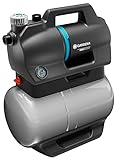 Gardena Hauswasserwerk 3800 Silent: Pumpe mit 21 l Wasserspeicher und integriertem Filter, Fördermenge 3800 l/h, Druckleistung 3,9 bar, geräuscharm, wartungsfrei (9064-20)