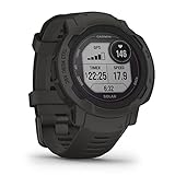 Garmin Instinct 2 Solar – GPS-Smartwatch mit unendlicher Akkulaufzeit im Smartwatch-Modus, über 40 Sport-Apps, Garmin Pay, Trainingszustand, Fitnessalter, Schlafanaly