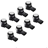 LXHWEAER Parkhilfe Sensoren Für Altima Für Teana Für L33 2013 2014 2015 2016 2017 2018 Auto Umkehr Radar Sensor Auto Radar Detektor PDC Rückfahrsensor(Silver (8 pcs))