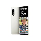 Sony Xperia 5 IV (5G Smartphone, 6,1 Zoll, 4K HDR 120 Hz OLED-Display, Dreifach-Kamera mit optischem Zoom (ZEISS T*), 3,5-mm-Audio, Dual SIM) 24+12 Monate Garantie [Amazon Exklusiv] Ecruweiß