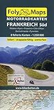 FolyMaps Motorradkarten Frankreich Süd: 1:250 000 Rhônes-Alpes, Provence-Cote d´Azur, Pyrenäen, Z