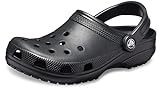 Crocs unisex-adult Classic Clog Clog, Black, 46/47 EU