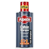Alpecin Coffein-Shampoo C1, 1 x 375 ml - Haarwachstum stimulierendes Haarshampoo gegen erblich bedingten Haarausfall bei Männern - zur Verbesserung des Haarw
