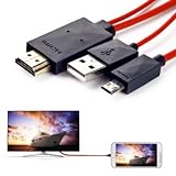 Micro-USB zu HDMI MHL TV OUT Kabeladapter für Samsung Galaxy S3 i9300, S4 i9500, i9505, Note N7100, Note 2, N7105, N5100, N5110