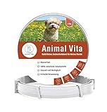Animal Vita® Zeckenhalsband für kleine Hunde - 100% natürliche Inhaltsstoffe - bis zu 8 Monate zuverlässiger Zeck