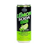 Lemon Soda Mojito Limonade (24 x 330ml) von Crodo - alkoholfreie Limettenlimonade - natürliche Aromen - Limettensaft aus Süditalien - erfrischend fruchtig - Cocktail alkoholfrei - EINWEG D