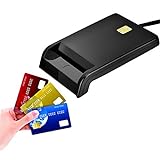 CAC - Chipkartenleser, DOD - Militär - USB - ID/IC - Bankkartenleser für DNIE, ATM, IC, ID, CAC, SIM, Chipkarte usw