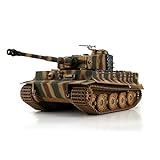 HENG LONG Torro RC Panzer Tiger 1 mit Metallketten, Metallunterwanne Späte Version BB S