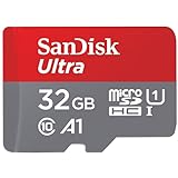 SanDisk Ultra Android microSDHC UHS-I Speicherkarte 32 GB + Adapter (Für Smartphones und Tablets, A1, Class 10, U1, Full HD-Videos, bis zu 120 MB/s Lesegeschwindigkeit) 10 Jahre G