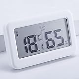 Oniissy Digital LCD Mini Thermometer & Hygrometer innen digital - 2in1 Zimmerthermometer & Luftfeuchtigkeitsmesser innen - Thermometer für Innenräume und Hydrometer W