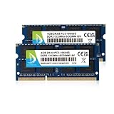 8GB(2x4GB) DDR3 Ram 1333MHz PC3-10600S SODIMM DDR3 Non-ECC 204 Pin Memory Upgrade Module Laptop Notebook Arbeitsspeicher Kit B