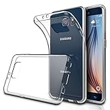 Verco Handyhülle für Samsung S6 Edge Case, Handy Cover für Samsung Galaxy S6 Edge Hülle Transparent Dünn Klar Silikon, durchsichtig