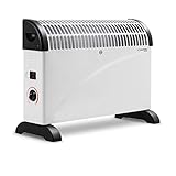 TROTEC Konvektor Heizung TCH 20 E – Heizleistung 750 W / 1250 W / 2000 W – Elektro Heizkörp