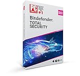 Bitdefender Total Security 2024 - 5 Geräte | 2 Jahre Abonnement | PC/Mac | Aktivierungscode p