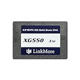 LinkMore XG550 1 TB interne 2,5-Zoll-SATA III SSD (6 Gb/s), SSD, Lesegeschwindigkeit bis zu 550 MB/s, kompatibel mit 2,5 Zoll Laptop und Desktop-PC