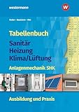 Tabellenbuch Sanitär-Heizung-Klima/Lüftung: Anlagenmechanik SHK Ausbildung und Praxis Tabellenbuch (Tabellenbuch Sanitär-Heizung- Lüftung)