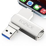 EOZNOE USB Stick für iPhone 64GB,High Speed USB 3.0 iPhone Flash Laufwerk Externer Speicher zum mehr Fotos und Videos, Metalle Foto Stick Speicherstick für iPhone/ipad/Android/p