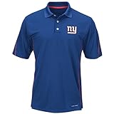 Majestic NFL New York Giants Cool Base Polo Shirt Poloshirt Field Classic (S)
