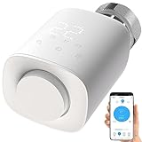 revolt Heizungsventil: Programmierbares Heizkörper-Thermostat mit Bluetooth, App, LED-Display (Heizkörper-Thermostat Smart, Funk Heizkörperthermostat, Heizung)