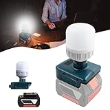 MAKBOS Lampe für Bosch 18V System Akku,für Bosch Batterie LED Baustrahler,Tragbare LED Arbeitsstrahler Flutlicht Strahler für Wartungsarbeiten,Schnurloses Licht,Camping