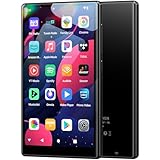 96GB MP3-Player mit Bluetooth und WiFi, 5.0-Zoll IPS HD Bildschirm. Android 13 OS MP4-Musik-Player mit Spotify Kids, Audible, Amazon Music, Play Store (Black)