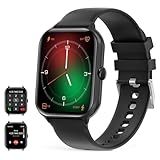 UHOOFIT Smartwatch Herren Damen mit Telefonfunktion, 1,95' Fitness-Uhr mit Schlaf Herzfrequenz-Monitor, Schlafmonitor,100 + Sportmodi, IP67 Wasserdicht Activity Tracker für Andriod iOS