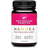 New Zealand Honey Co. Manuka Honig MGO 829+ / UMF 20+ | Aktiv und Roh | Hergestellt in Neuseeland | Zertifiziertem Methylglyoxal Gehalt | 500g