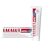 LACALUT AKTIV ZAHNCREME, 100ml Zahnpasta, sofort spürbare Straffung und Festigung des Zahnfleischs, effektive Zahnpflege & Zahnfleischpflege,1 x 100