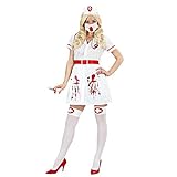 'INFECTED BLOODY NURSE' (blood stained dress with belt, headpiece andface mask, stethoscope) - (M)