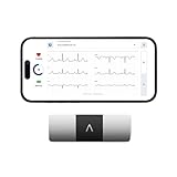 AliveCor KardiaMobile 6L - Smartphone-kompatibler 6-Messungen-EKG-Monitor - erkennt Vorhofflimmern in nur 30 Sekunden - egal wann und w