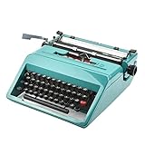 Manuelle Schreibmaschine - Altmodische mechanische Retro-Schreibmaschine - Für Notizen, Briefe oder kreatives Schreib