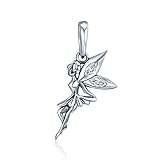 925 Sterling Silber Blume Fee Charms für Pandora Armbänder Schmuck Geschenk für Frauen M