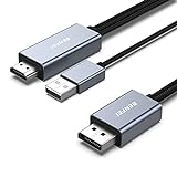 BENFEI HDMI auf DisplayPort Kabel 1,8 M, HDMI auf DisplayPort Monitor kompatibel mit PC Grafikkarte Laptop PS5 Xbox One (360) unterstützt 4K@60Hz 2K@144Hz 1080P@165H
