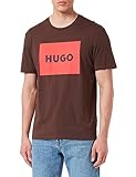 HUGO Herren Dulive222 T-Shirt, Dark Brown201, L EU