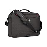 WENGER MX Commute 2-in-1-Laptoptasche/Rucksack mit Tabletfach, Notebook bis 16 Zoll, Tabletfach, Damen Herren, Business Uni Schule Reisen, Grau, 611640